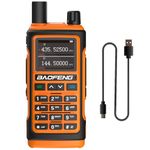 BAOFENG UV-17M 5W Ham Radio Handheld Two Way Radio Long Range with USB-C Cable,999CH,NOAA,VOX(Orange)