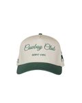 Cowboy Club Classic Hat | Green & Cream