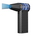 XECH Mini Handheld High Speed Air Duster 140000 RPM, Rechargeable Type-C, for Cleaning Computers, Cars, Backyard and Home Appliances, Cordless & Compact, Adjustable Speed (X-Jet)