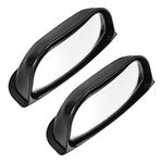 VICASKY 2Pcs Car B Pillar Side View Mirrors Rear Seat Blind Spot Mirror