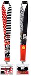 Disney Lanyards with ID Holders- Mickey and Minnie Mouse Premium Lanyards for Kids and Adults - Perfect for Disney Cruise, Disney World Accessories and Keychain - 2 Pack