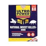 Zero In Ultra Power Natural Insect Killer Bomb - 150 ml One-Shot Aerosol – Twinpack One-Shot Aerosol Bomb, Kills Flies, Cluster Flies, Fleas, and Bed Bugs Use in Homes, Lofts and Outbuildings