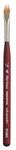 Princeton Velvetouch Artiste, Mixed-Media Brush for Acrylic, Watercolor & Oil, Series 3950 Mini Filbert Grainer Luxury Synthetic, Size 1/4