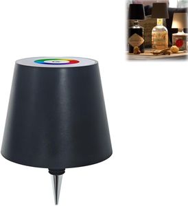 Pridola Wireless Bottle Lamp, 2024 Summer Newwireless lamp kits for do it yourself bottle lamp, 3 Color Stepless Dimming Bottle Lights Cordless Table Lamp, Great for Bars, Restaurants (Black)