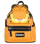 Nickelodeon Classic Comic Character Face Garfield Zippered Mini Backpack Bag