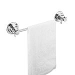 (Suction Towel Bar-16 Inch Chrome) - JIEPAI Suction Cup Towel Bar 41cm ,Removable Vacuum Suction Towel Holder Suction Towel Rack