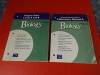 Biology/ Prentice Hall/ Chapter Test: Level A and B/ & laboratory manual A