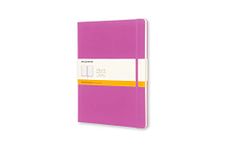 Moleskine Classic Notebook, Hard Cover, XL (7.5" x 9.5") Ruled/Lined, Magenta, 192 Pages