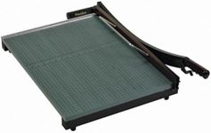 Martin Yale 724 Premier StackCut Heavy-Duty Paper Trimmer, Rotary Paper Cutter with 18-1/2 by 24 Inch Table, Permanent Grid, Dual Rulers, and Ergonomic Soft-Grip Handle