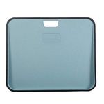 VIVLLEN Double-Sided Plastic Chopping Board, Cutting Board with Hanging Hole Best for Meat, Vegetables and Cheese. Professional Easy-Grip Handles(Blue)