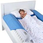 2-Pack Inflatable Bed Rails for Toddlers - Secure Travel Bed Bumpers - Bed Guard for Kids - Blow up Bed Rails for Twin, Full, Queen, King Size Beds