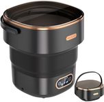 20L Mini Portable Washing Machine,Foldable Portable Washer Mini Lavadora Portatil for Apartment,RV,Camping,Travel – Wash Baby Clothes, Underwear,Bra Separately to Keep Clean and Healthy