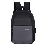 Woozy Casual Laptop Backpack | Laptop Bag for Men Women Boys Girls | Office School College Teens & Students with Rain Cover (18 Inch) (Cloud Grey)