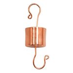 Pure Copper Handcrafted Hanging Hummingbird Feeder Outdoor Decor for Garden Backyard Patio and Deck, Ant Moat (Ant Moat)