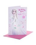 Princess Elsa Birthday Card - Disney Princess Birthday Card - Frozen Birthday Girl Card - Birthday Card Girls