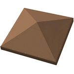 BenefitUSA Replacement Gazebo Canopy Top Patio Pavilion Cover Sunshade Polyester Single Tier, 10" L x 10" H, Brown