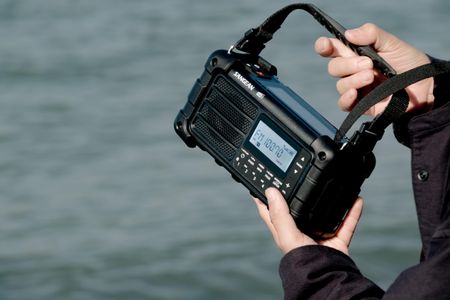 Sangean MMR-99 Emergency Radio – Black Portable Hand Crank AM/FM