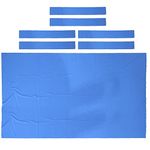 Milageto 7ft/8ft Pool Table Cloth Pool Table Accessories Pool Table Felt High Performance Billiard Table Felt Wool Blend Cushion, 7ft Blue