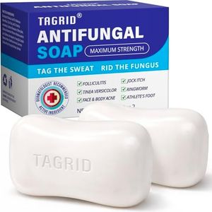 TAGRID Antifungal Tea Tree Soap 2-Pack: Deep Cleansing Body Bar for Athletes & Active Lifestyles – Treatment for Jock Itch, Ringworm, Folliculitis, and Fungal Acne