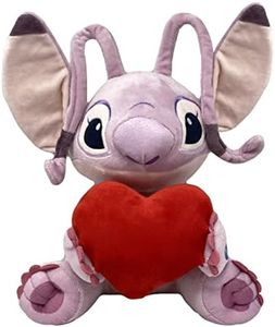 Peluche para niños Disney muñeco con sonido (30 cm, ángel con corazón)
