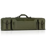 Savior Equipment OD Green Urban Warfare Double Rifle Gun Carrying Case, 42-Inch