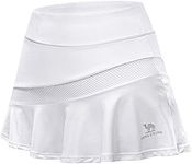 CAMELSPORTS Women Casual Active Sport Skirt Tennis Golf Skorts Pleated for Athletic Running Workout with Built-in Shorts