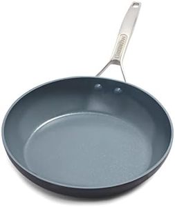 GreenPan Paris Pro Hard Anodized Healthy Ceramic Nonstick, 10" Frying Pan Skillet, PFAS-Free, Dishwasher Safe, Grey