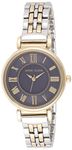 Anne Klein Women's Bracelet Watch, Two Tone/Navy Blue, Quartz Movement