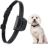 MASBRILL Dog Bark Collar, Anti Bark Collar Vibration Beep Humane Training for Small Medium Large Dog, Stop Dog Barking Deterrent Device with 7 Adjustable Sensitivity Level No Bark Collar-Black