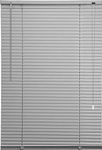 Ruby Deals PVC Venetian Blind Blinds Window 25mm Thin Slats Kitchen Windows Blinds Treatments Easy Fit Curtains Trimmable Fittings Home Office (Grey, W120cm x L150cm)