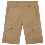 CityComfort Boys Cargo Shorts with Pockets, Breathable Cotton Summer Shorts (Beige, 11-12 Years)