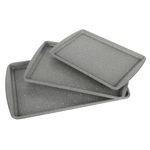 Oster Greystone, 3-Piece Bakeware Set, Grey Speckle