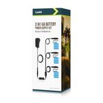 Lenink 1 to 3 AC Power Supply Adapter Kit with On/Off Switch for AA Battery, Replace 3 AA Battery
