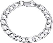 PROSTEEL Mens Bracelets Bangles 8mm 316L Stainless Steel Wrist Band Hand Chain Jewelry Gift