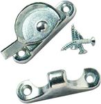 Merriway BH01750 BZP Sash Window Fitch Fastener Lock-Bright Zinc Plated Iltis Closure-Shiny galvanised, M