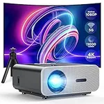 Native 1080P Projector 4K Support, 