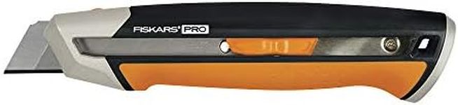 Fiskars 770220-1001 Pro Utility Knife, Snap 25 mm, Orange/Black