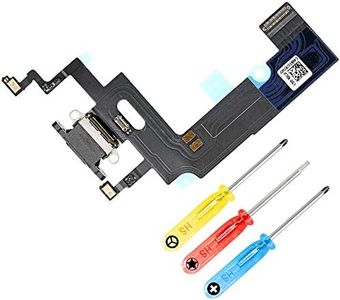 MMOBIEL Dock Connector Compatible with iPhone XR - 6.1 inch - 2018 - Charging Port Flex Cable - Headphone Port/Microphone/Antenna Replacement - Incl. Screwdrivers - Black