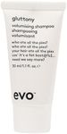 evo Gluttony Volumising Shampoo - Volumizing Shampoo For All Types Of Hair - Adds Lift, Body Shine, Strength & Elasticity - Travel Size, 30ml / 1.01fl.oz