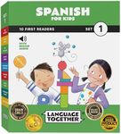 Spanish for Kids: 10 First Reader Books with Online Audio and English (Beginning to Learn Spanish) Set 1 by Language Together