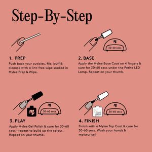 Mylee Petite LED Nail Lamp – Compact Gel Polish Curing Light