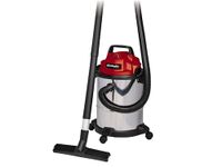 Einhell TC-VC 1815 S Wet And Dry Vacuum Cleaner | 1250W, 15L Stainless Steel Tank | Wet-Dry Vacuum With Blow Function For Car, Garage, Workshop, Home / Artificial Grass Vac