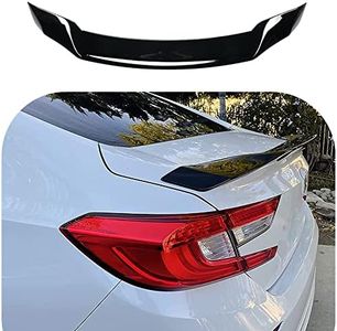 Neopaftu Rear Trunk Spoiler Wing Compatible with Honda Accord 2018-2020 ABS HighKick Style Duckbill Rear Boot Lid Wing (Gloss Black)