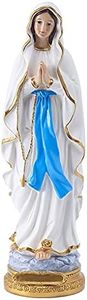 Estatua de la Virgen María de Lourdes, estatuas católicas de la Virgen María de 20,7 cm, Regalo católico, Figuras de Resina de Virgen María, adecuadas para decoración Religiosa y del hogar