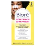 Bioré Ultra Deep Cleansing Pore Strips for Instant Pore Unclogging and Blackhead Removal (6 Count)