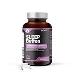 BUTTONS Sleep Button, No Melatonin, Natural Sleep Aid with Magnesium, Probiotics, Lemon Balm, and Passionflower, 120 Capsules, 60 Days Supply