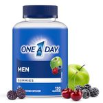 One A Day Men's Multivitamin Gummies - Daily Gummy Vitamins For Men With Vitamin A, C, D, Zinc For Immune And Bone Health, Biotin For Energy Metabolism, Vitamin E, Selenium Antioxidants, 130 Gummies