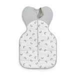 Love To Dream™ Swaddle UP™, Small 3.5-6 kg - White | Snug Fit, Supports Healthy Sleep Routine | 2.5 TOG Ideal for Winter & Autumn (16–20°C) | Machine Washable Cotton & Double Zip