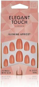 Elegant Touch Core Colour Glowing Apricot Nail Design