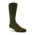 J.B. Field's -40 Below Arctic Trail Thermal Winter Socks for Hiking, Trekking & Outdoor Activity, Preshrunk Wool 2 Pairs (Large) Green